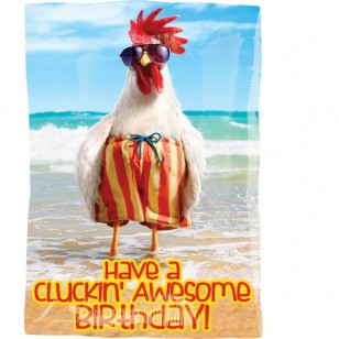 Have a Cluckin Awesome Birthday Balloon